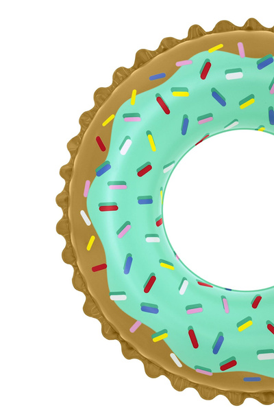 CERC DE PLAJĂ INFLATABIL DONUT ÎNDULCIT FI 91CM *7403