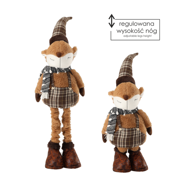 HOLIDAY FOX WITH ADJUSTABLE LEGS 65 - 100 CM