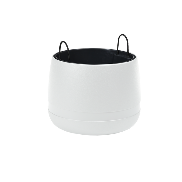 DEKORATÍVNY KVETINÁČ KOMA 420MM - biely*51106