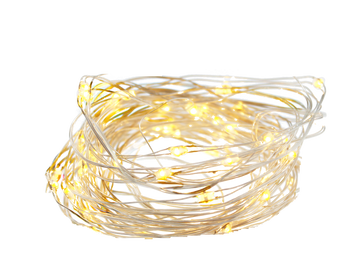 DECORATIVE LIGHT WIRE WITH 40 LED LIGHTS BATTERY-POWERED