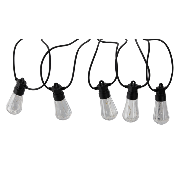 GIRLANDA OGRODOWA 12 V DŁ. 3 + 17 M WIRE 20 LED CIEPŁY BIAŁY Z UCHWYTAMI *1281