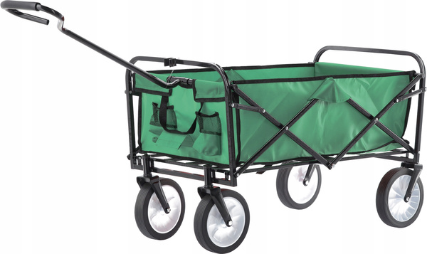 WÓZEK OGRODOWY ZIELONY SKŁADANY 116 x 54 x 90 cm *5168