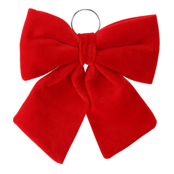 ČERVENÁ VÁNOČNÁ STUHA 34 CM *3092