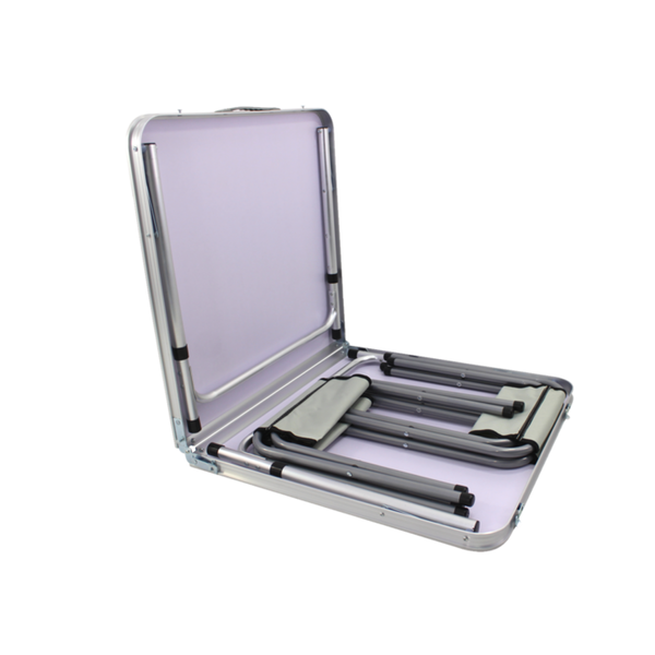 Set turistic (masă + 4 scaune) 120 x 60 x 70 cm