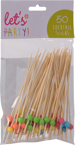 KPL.50 KOKTEJLOVÝCH PIKETŮ 8 CM *9485*