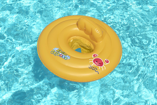 Swim Safe™ 27"/69cm Wondersplash Round 3-Ring Baby Boat