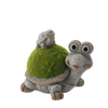 GARDEN FIGURINE - TURTLE WITH GLOWING EYES 32,5 x 23,5 x 27,5 CM LED