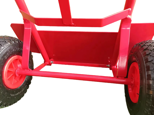 WÓZEK MAGAZYNOWO TRANSPORTOWY / MŁYNARKA CZERWONY, UDŹWIG: 200 KG *6865