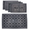 RECTANGULAR RUBBER DOORMAT 40X60