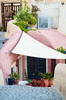 BEIGE TRIANGULAR SUNSHADE SAIL 3,6 X 3,6 X 3,6M
