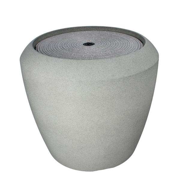 FONTANNA OGRODOWA PLASTIKOWA LED 44 x 44 x 39,5 CM SZARA *5467