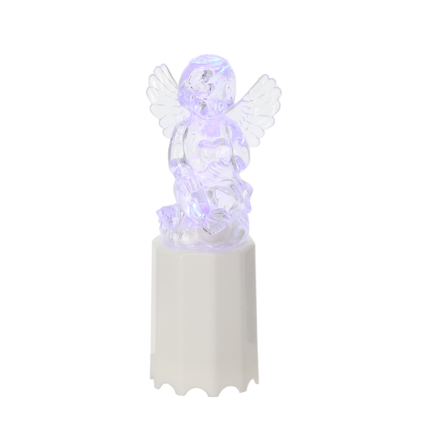 LED ANGEL INSERT WITH BATTERIES 15CB WHITE/BLUE PACK=12PCS