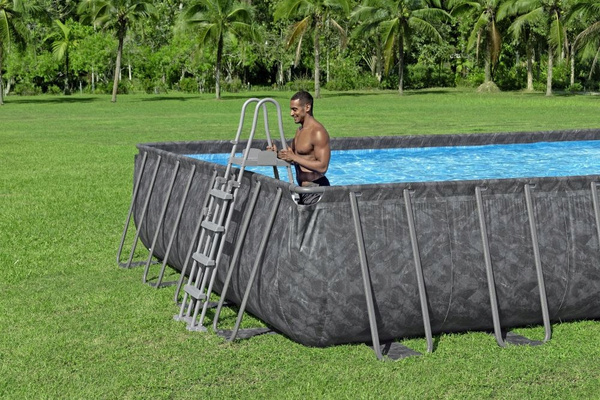 APX 365 31'4" x 16' x 52"/9.56m x 4.88m x 1.32m Rectangular Pool Set
