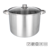 GARNEK NIERDZEWNY STOCK POT 14L 30 CM *2490