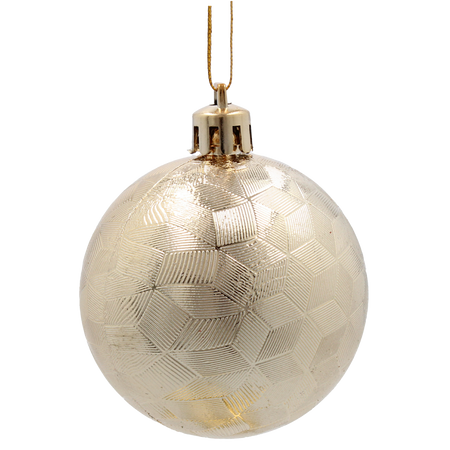 SET OF 24 CHRISTMAS BAUBLES RED, SILVER, GOLD