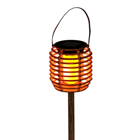 ANTIQUE SOLAR LAMP H. 35.5 CM MIXED PATTERNS WARM WHITE disp=9pcs