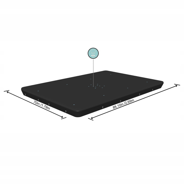 COVER FOR RECTANGULAR FRAME POOL 111" x 77" /282cm x 196cm/*1769