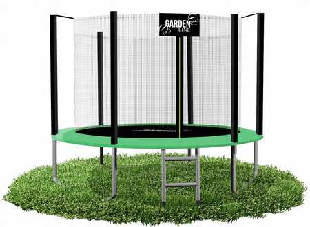 TRAMPOLINĂ 12FT 374 CM CU SCARA ȘI REȚEA INTERIOARĂ *4286