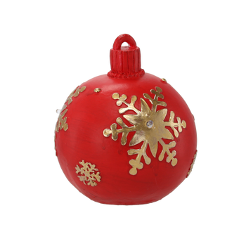 FIGURKA - BOMBĂ ROȘIE LED 16,5 CM *1488