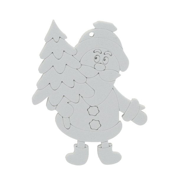 KPL. 3 OZDŮB BOŽÍCH NAR. K ZAVĚŠENÍ "UDĚLEJ SI SÁM" S 4 FIXY SNĚHULÁK/MEDVĚD/MIKULÁŠ bal=12ks *7120