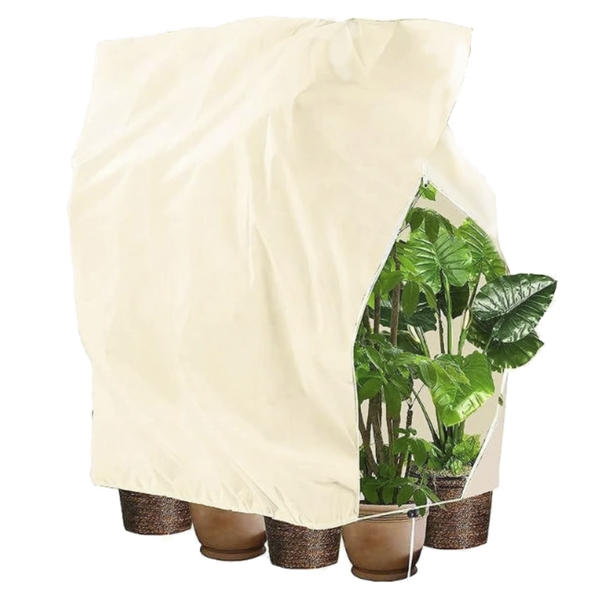 PLANT PROTECTION HOOD 2 X 2.4 M WITH DRAWSTRING 80 G BEIGE