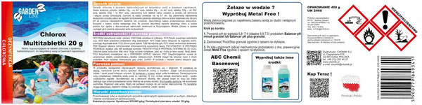 CHLOROX MULTITABLETKI 20G-400G*9431