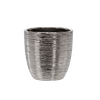 CITRONOVÝ KERAMICKÝ KRYT NA KĽÚČ 20 x 20 x 22 CM STRIEBORNÝ *2241
