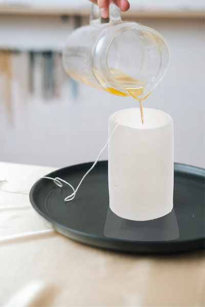 FORMA SILIKONOWA DO ŚWIEC WALEC GŁADKI *2595