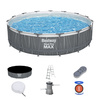FRAME POOL 4.57 X 1.07 M (POOL, FILTER PUMP, LADDER, COVER, LED LIGHT)
