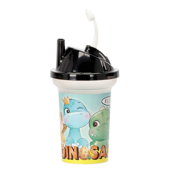 KUBEK TEDY Z RURKOU 300ML disp=12ks *3880