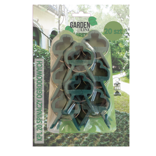 SET OF 20 GARDEN CLIPS