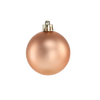 SET OF 24 BAUBLES 6 CM OLIVE/COPPER/GRAPHITE MIX DESIGNS