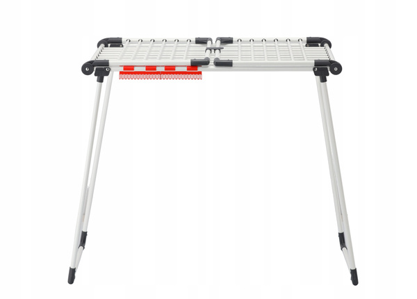 SUSZARKA DO BIELIZNY Z DWOMA UCHWYTAMI NA SKARPETKI "RENATA" BIAŁA 174 x 61 x 106 CM *1419