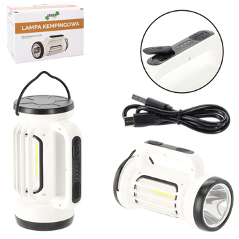 LAMPĂ DE CAMPING CU LED REÎNCĂRCABILĂ *5608