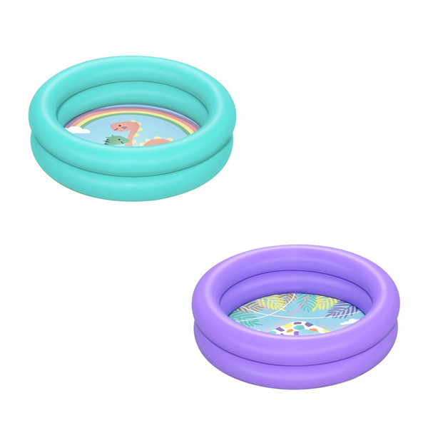 Bestway® 24" x H6"/61cm x H15cm Round 2-Ring Kiddie Pool