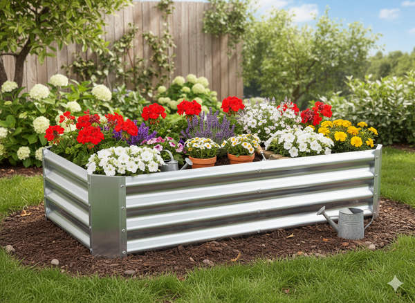 ZELENÁ KONTROLA 180 X 90 X 30 CM OBDELNÍKOVÁ ZINKOVANÁ *8298