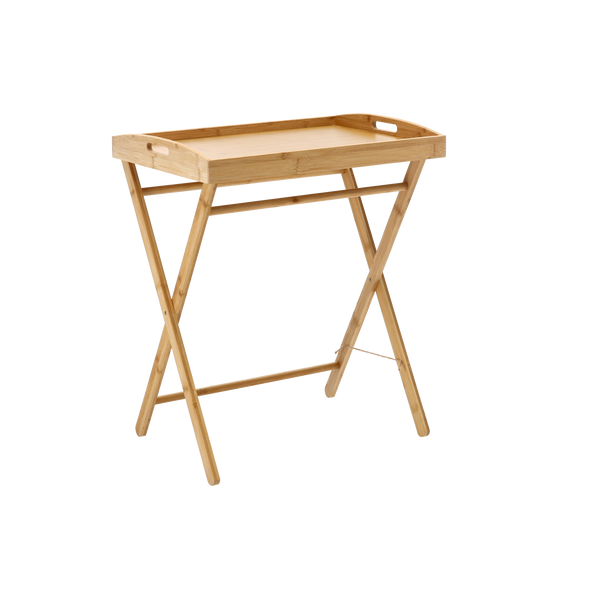 SKŁADANY BAMBUSOWY STOLIK - TACA 49 x 35 x 59 CM *6569