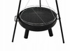GRILL WISZĄCY REGULOWANY NA TRÓJNOGU 64,5 x 64,5 x 150 CM *6032