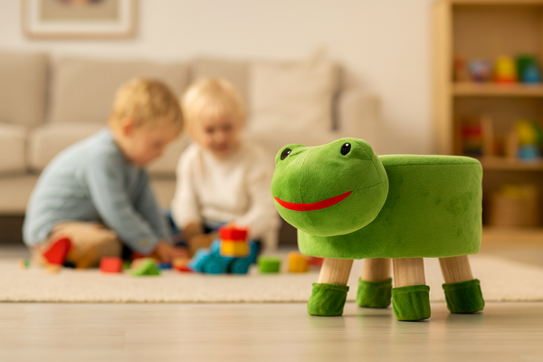 POUFF FROG 28 x 25 CM