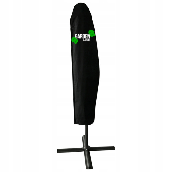 PARASOL OGRODOWY 3 M SZARY "BANANA" Z POKROWCEM *5316