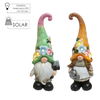 GARDEN FIGURINE – GNOME BOY / GIRL 12,6 X 11 X 35 CM LED