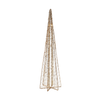 CHRISTMAS DECORATION - LED CONE CHRISTMAS TREE 60 CM GOLD