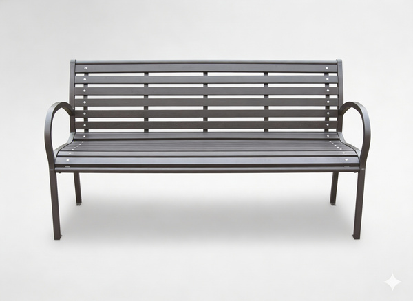 GARDEN BENCH 125 X 60 X 80 DARK