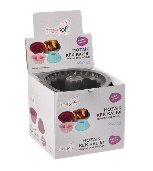 SILIKONOWA FORMA NA BABKĘ ŚR. 23 x 9,5 CM opak=8szt *0566