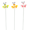 DECORATION ON A SPIKE FOR POT / GARDEN - BUTTERFLY 10 x 60 CM