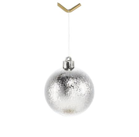 Set de 24 globuri decorative de 6 cm roșii/aurii/argintii mix de modele *7252