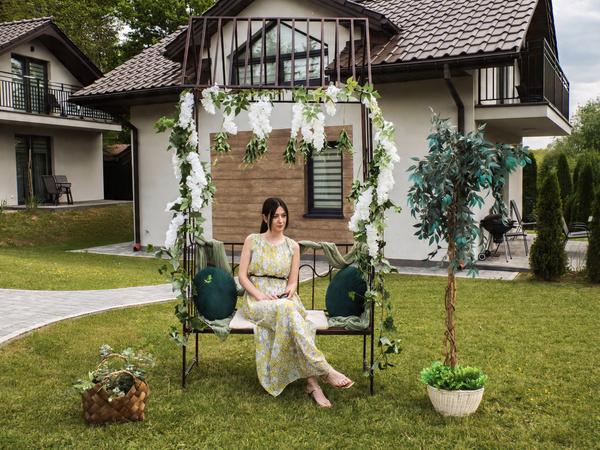 ZAHRADNÍ PERGOLA S LAVICÍ 123 x 63 x 252 CM ANTIČNÍ BRONZ*1456