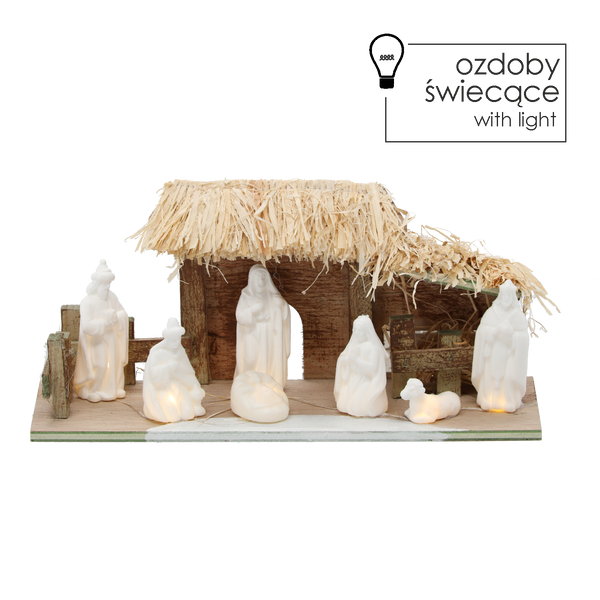 CHRISTMAS CRIB 31 X 10.5 X 13.5