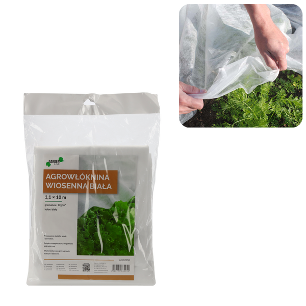 AGROTEXTIL 1.1 x 10 M JARNÍ BÍLÝ 17g *2050