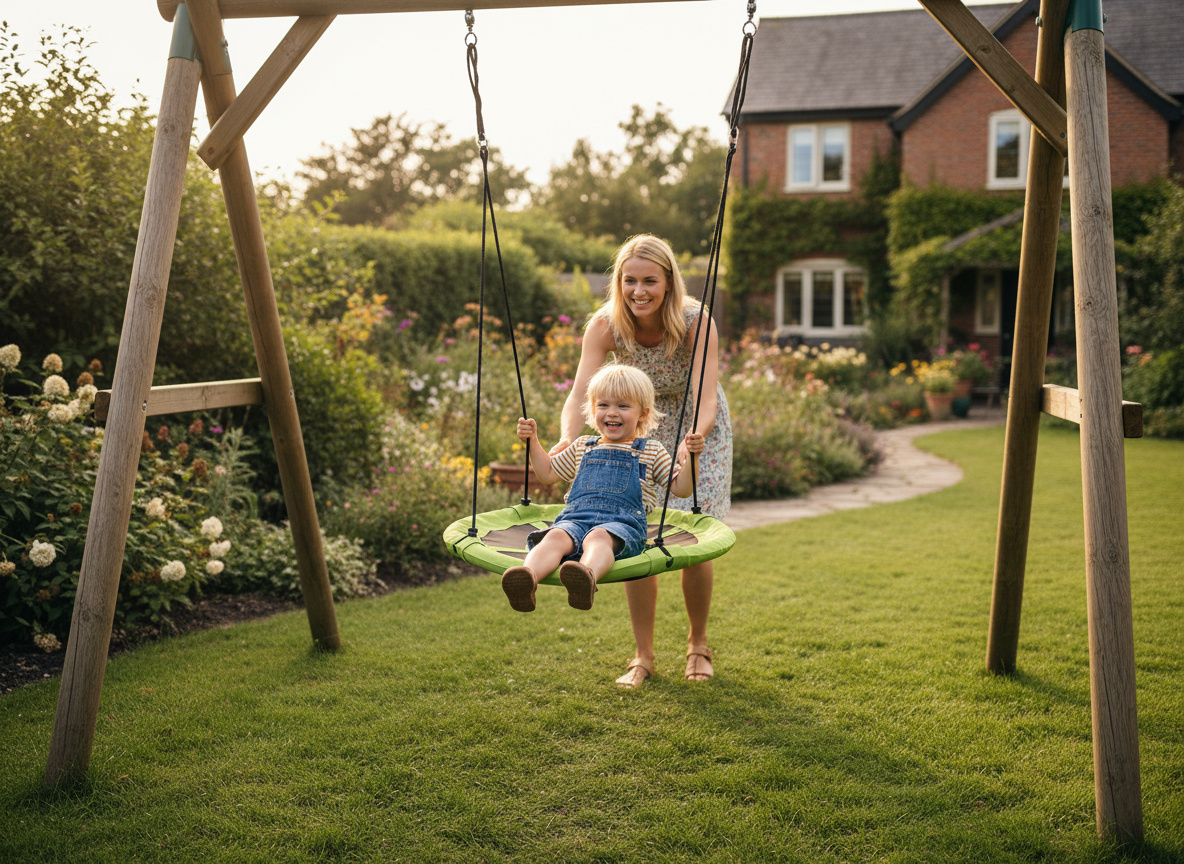 HUŚTAWKA - BOCIANIE GNIAZDO - ŚR. 100CM - ZIELONA pol_pl_HUSTAWKA-BOCIANIE-GNIAZDO-SR-100CM-ZIELONA-187_4